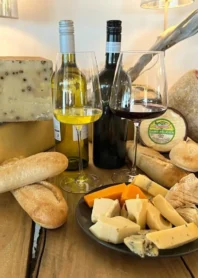 assortiments vin et fromage