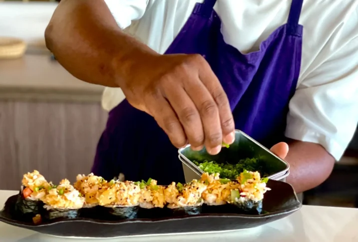 confection de sushis