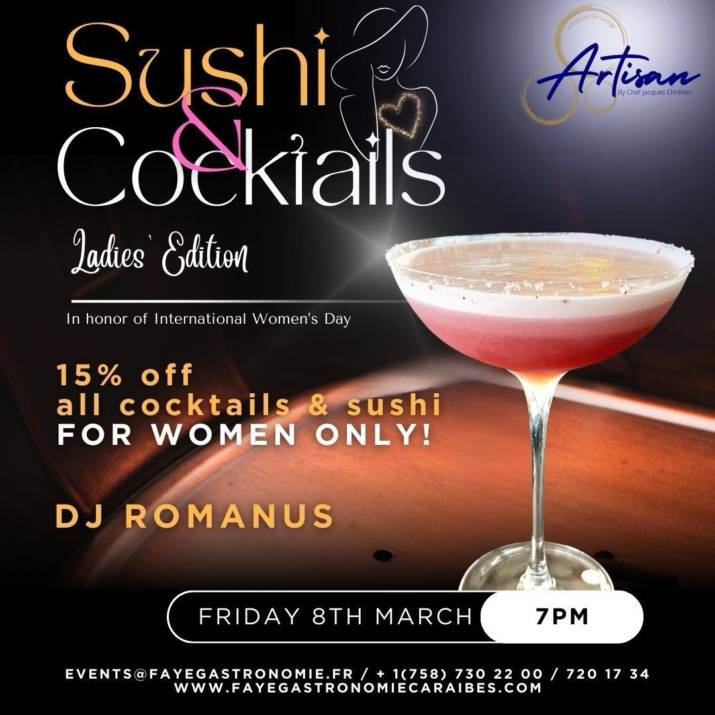 sushi & cocktails ladies edition