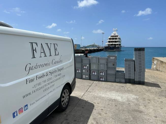 yacht fresh product delivery faye